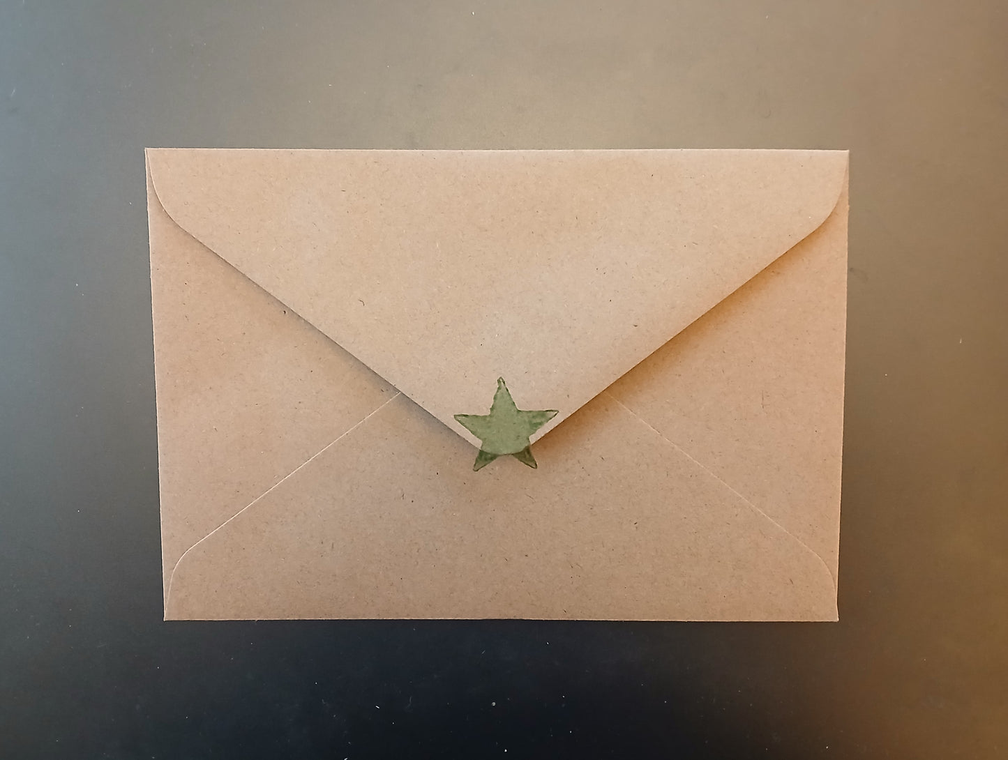 Christmas Bauble in green 'Thank You' notelet