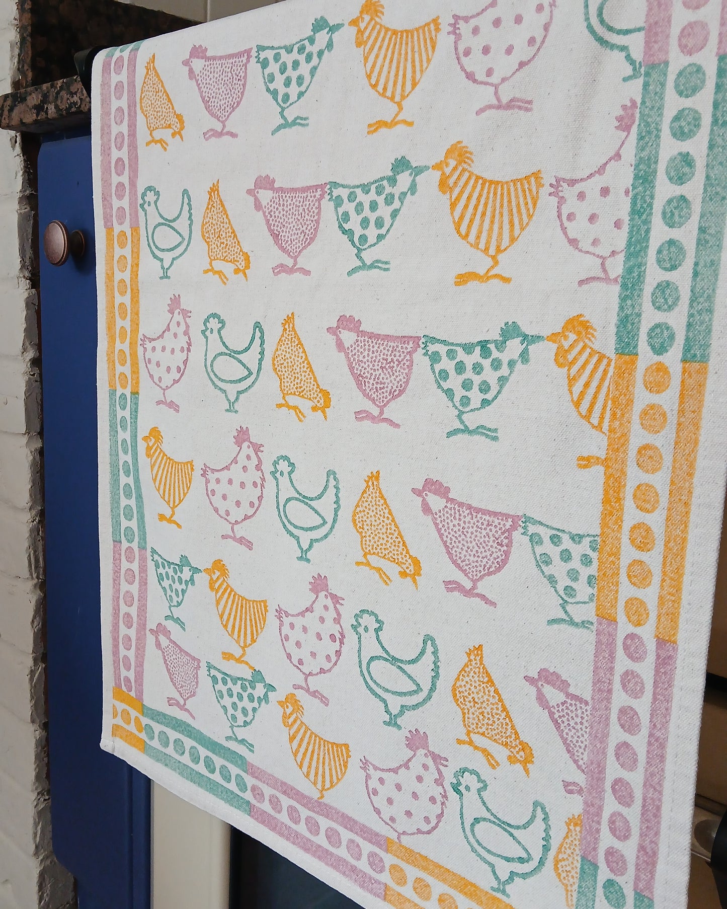 Chickens Tea Towel