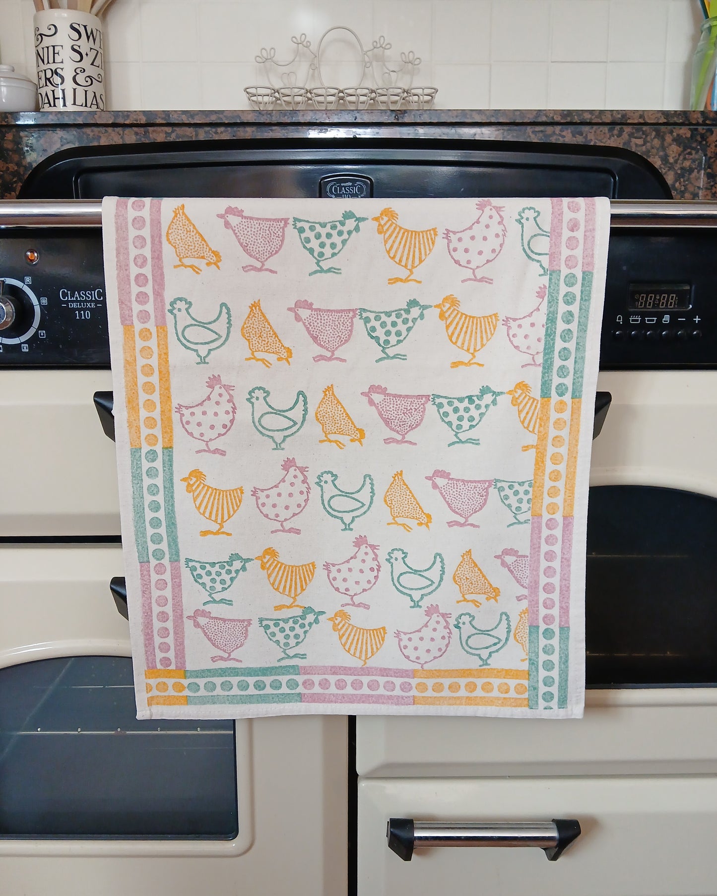 Chickens Tea Towel