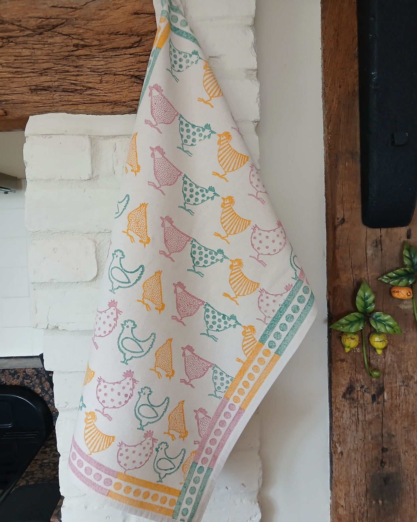 Chickens Tea Towel
