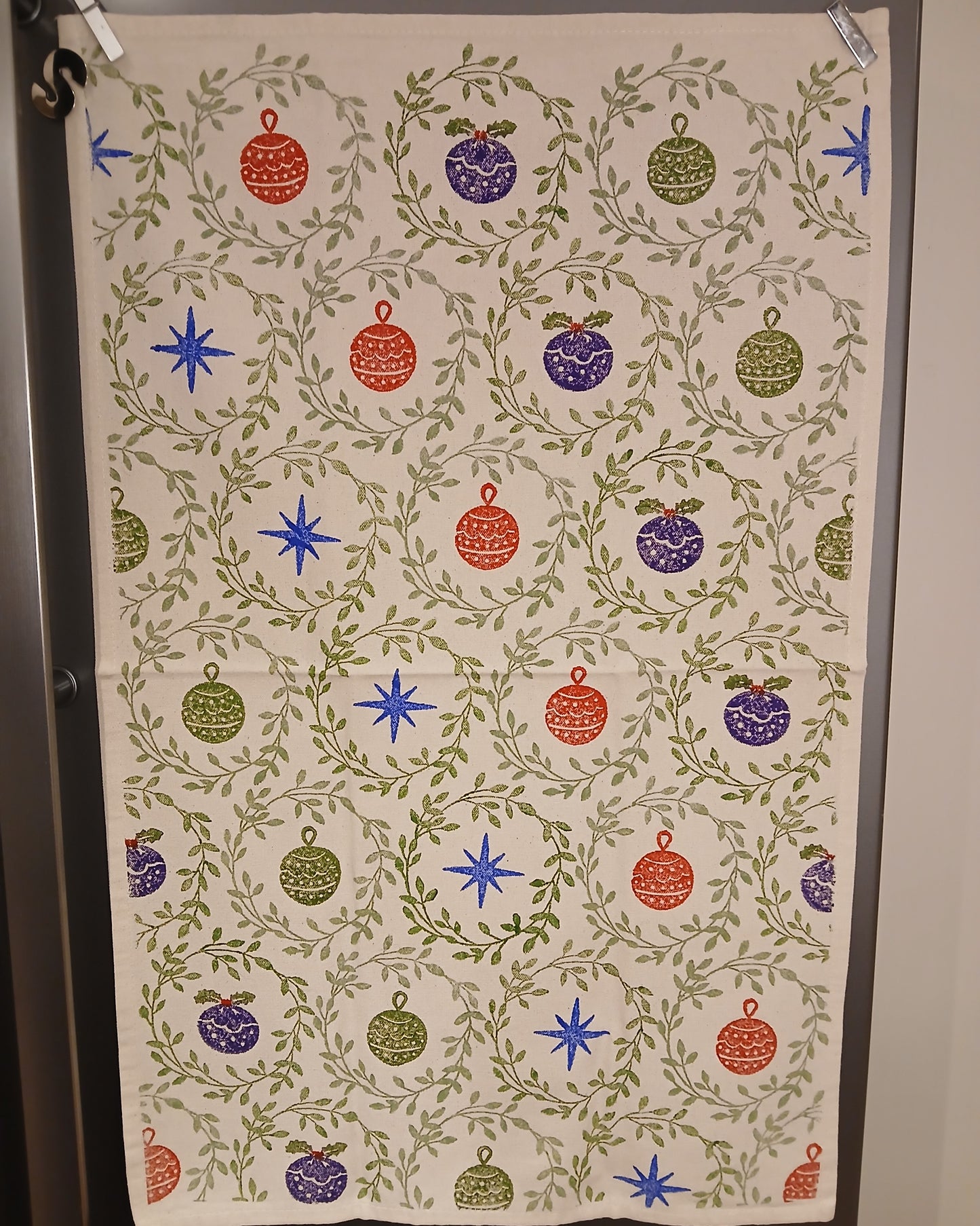 Christmas Wreaths Tea Towel