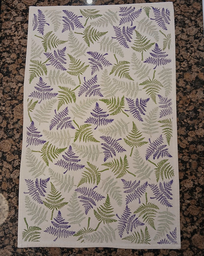 Ferns Tea Towel