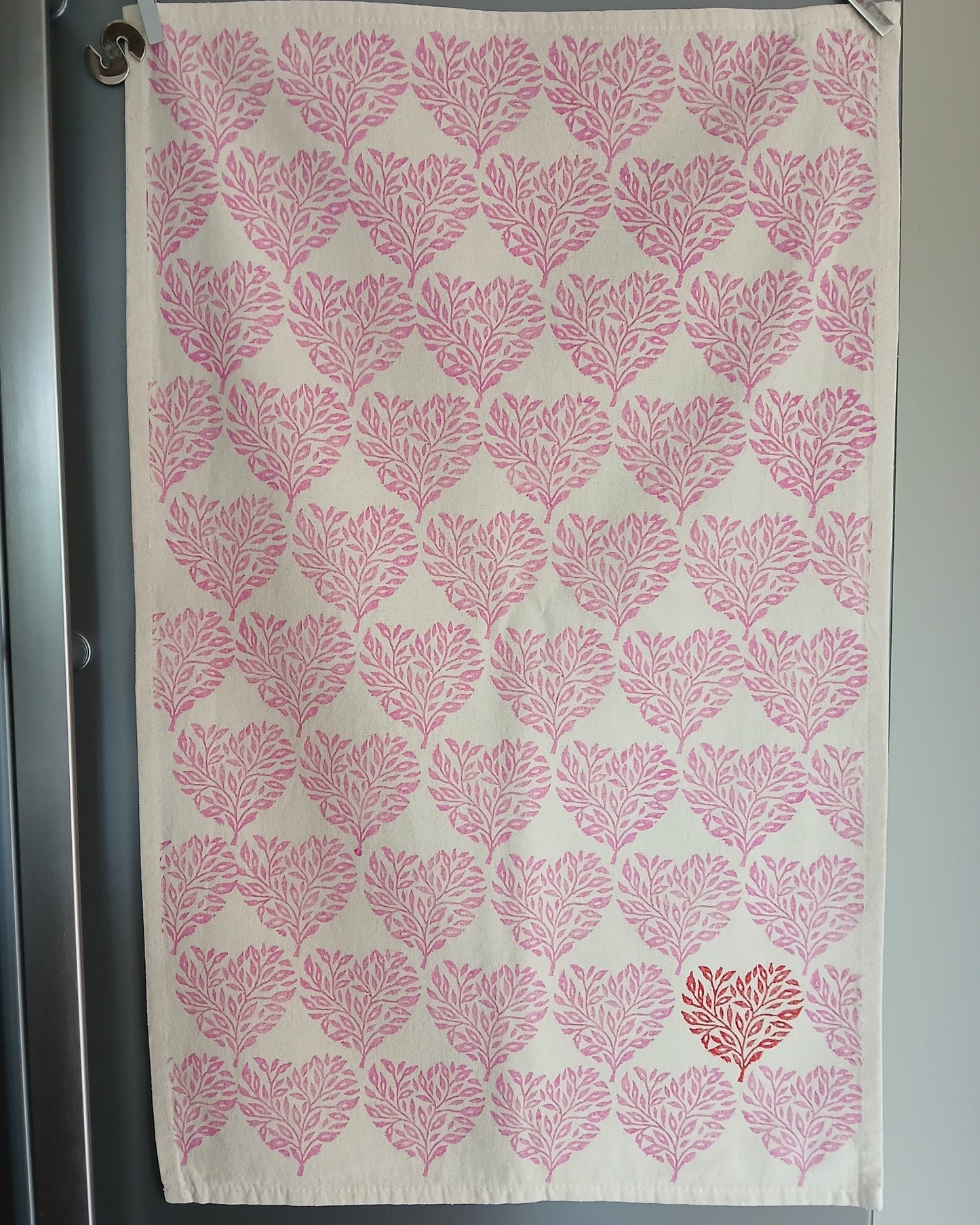 Filigree Hearts Tea Towel