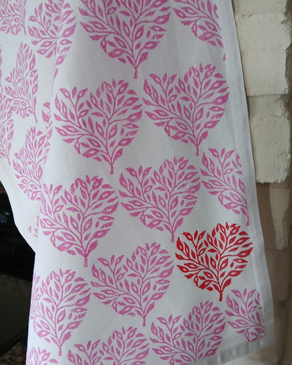 Filigree Hearts Tea Towel