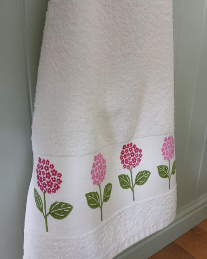 Hydrangea Hand Towel