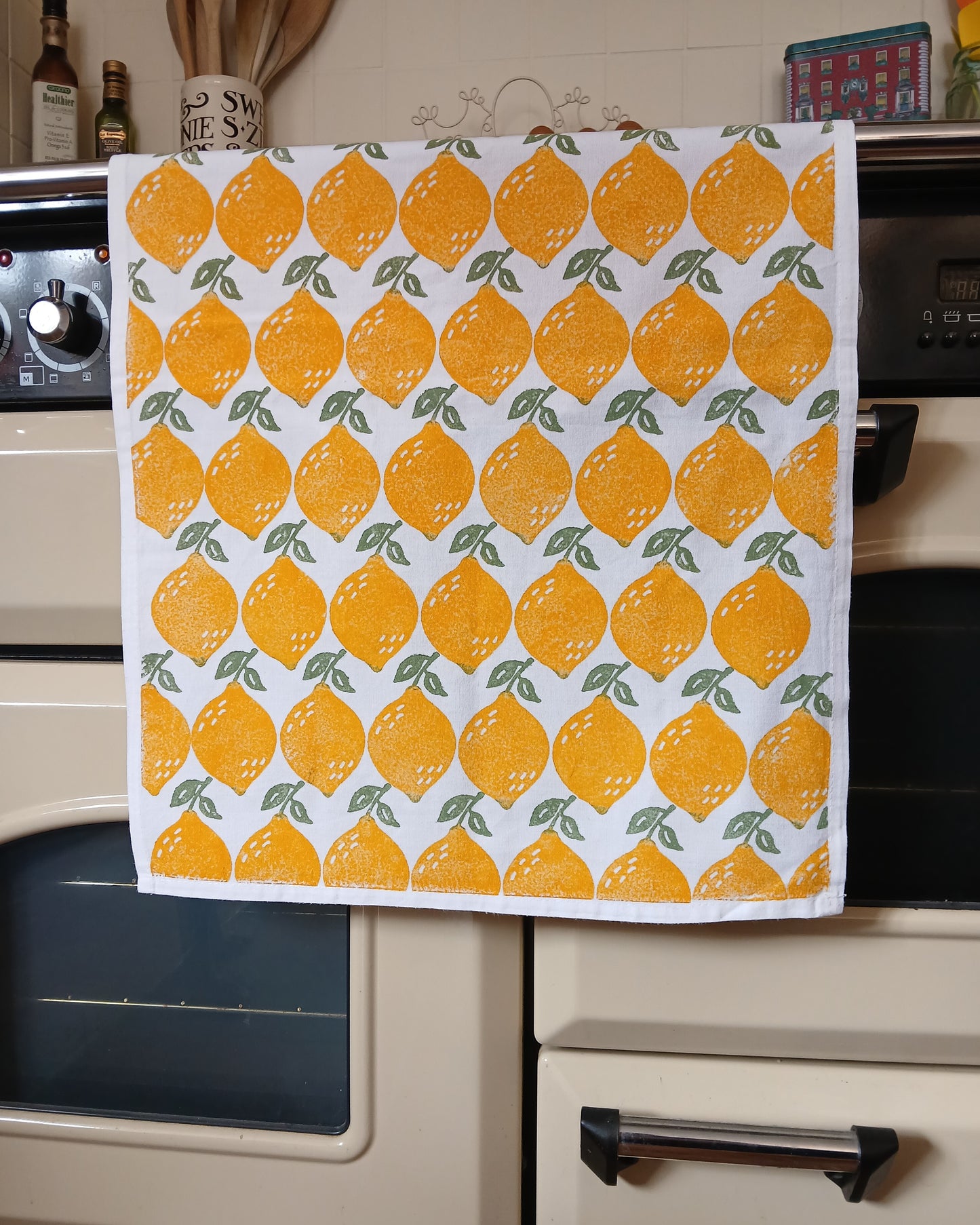 Lemons Tea Towel