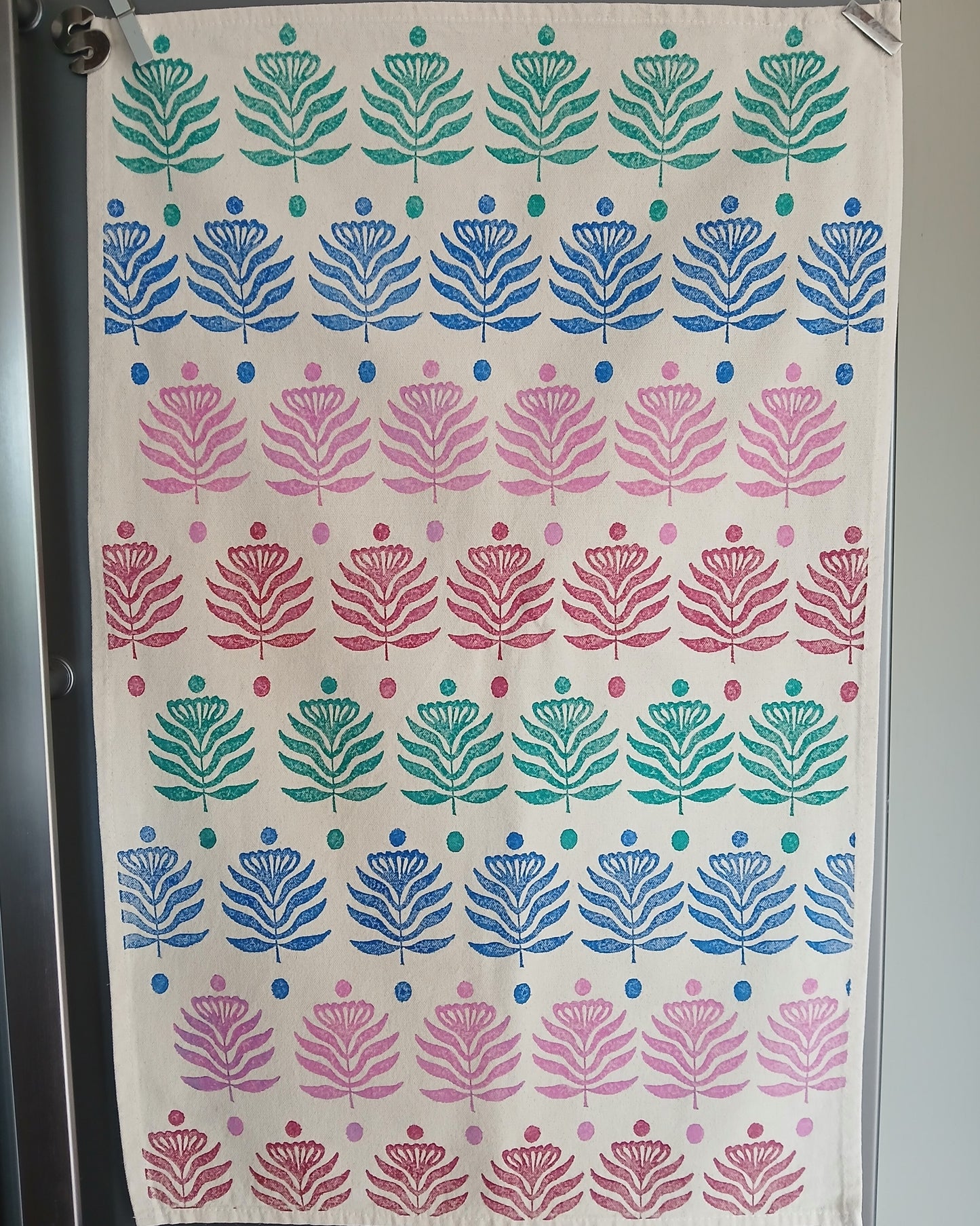 Lotus Flower Tea Towel