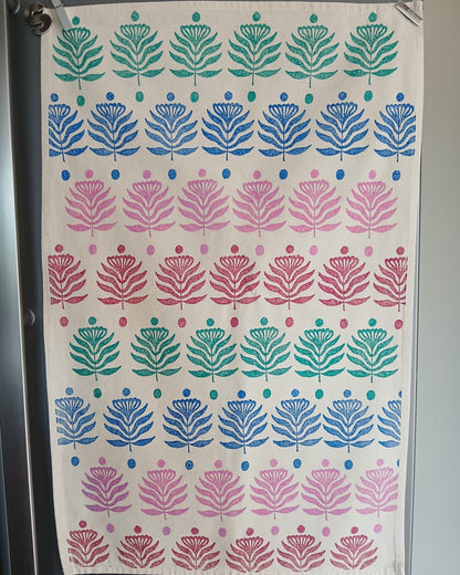 Lotus Flower Tea Towel