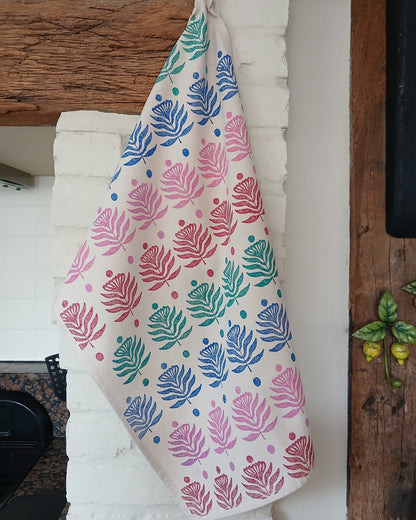Lotus Flower Tea Towel