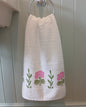 Pink Geraniums Hand Towel
