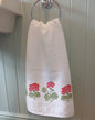 Red Geraniums Hand Towel