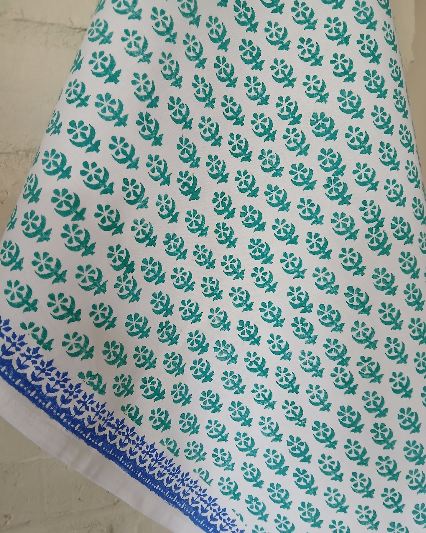 Small Flower Repeat Tea Towel