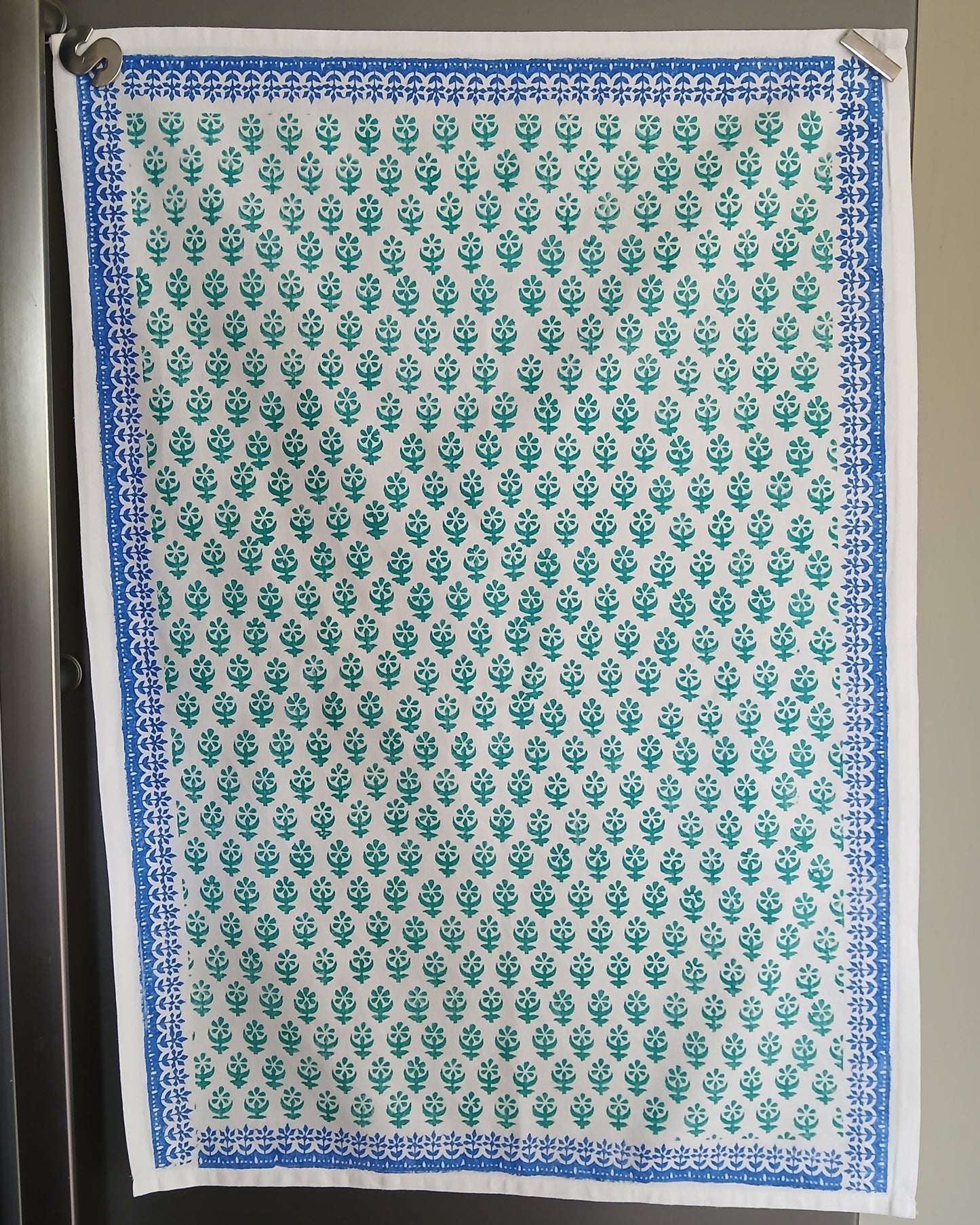 Small Flower Repeat Tea Towel