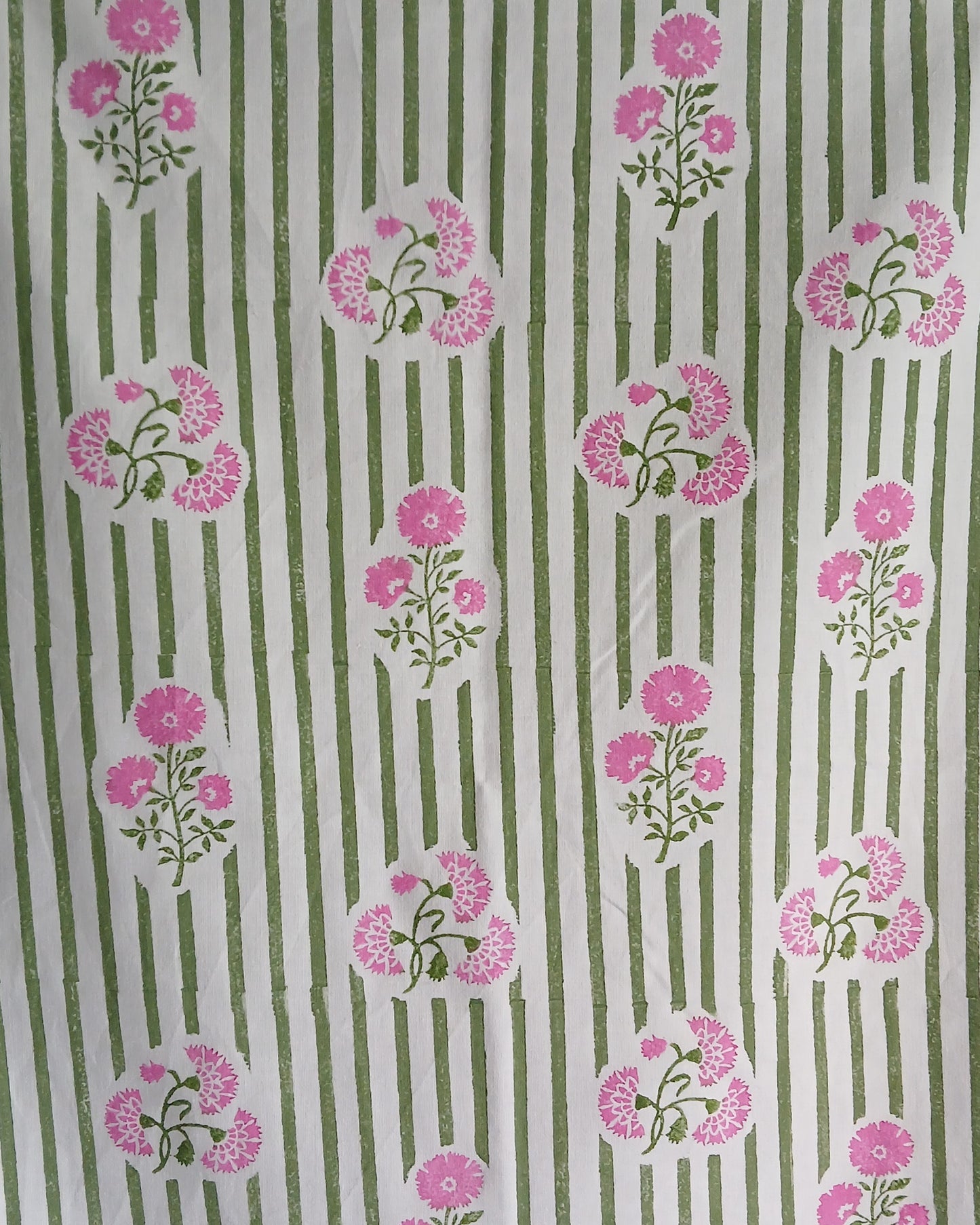 Stripe Dianthus Tea Towel