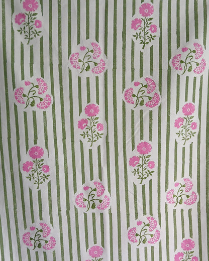 Stripe Dianthus Tea Towel