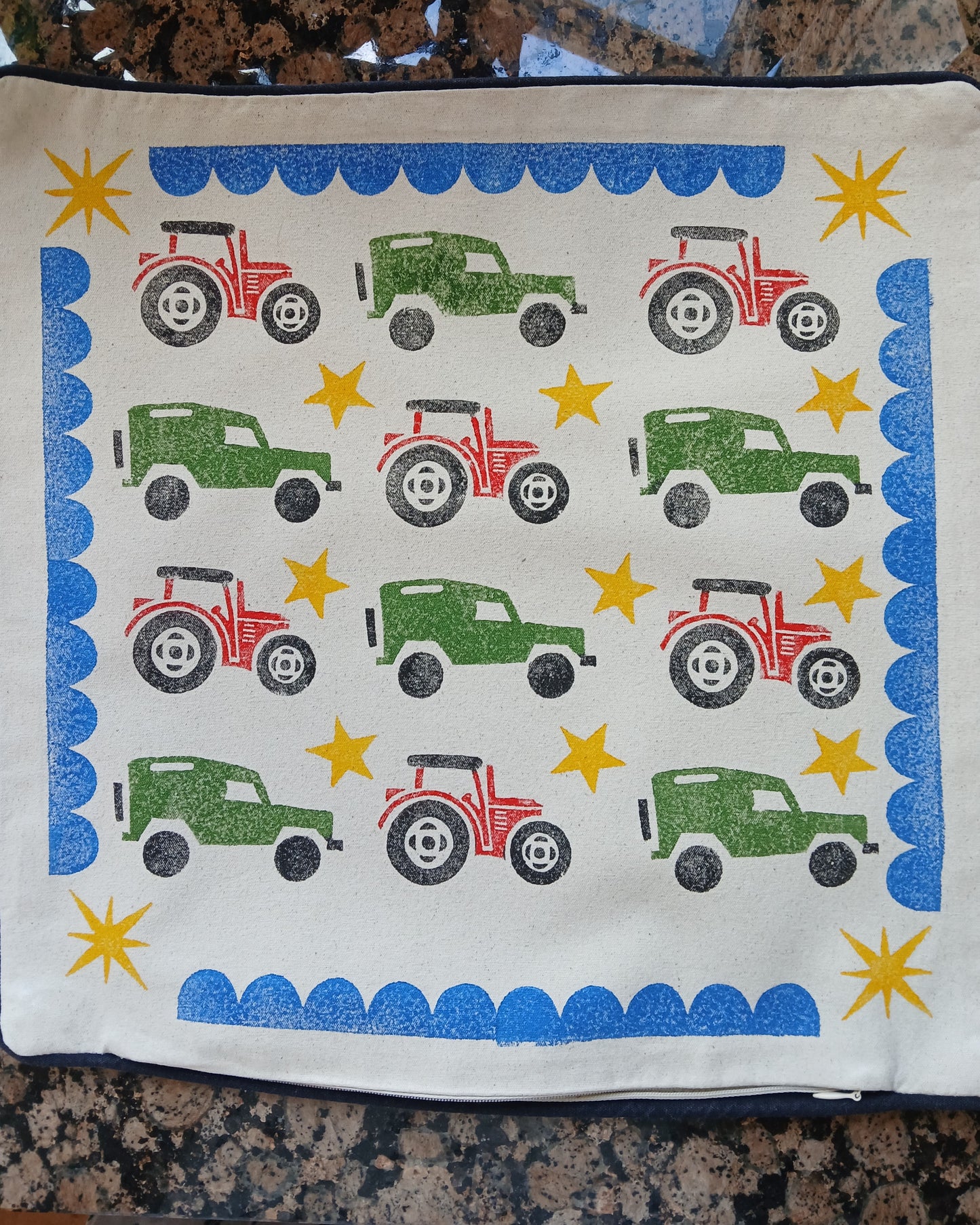 Tractor & Landrovers Cushion Cover